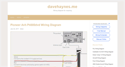 Desktop Screenshot of davehaynes.me